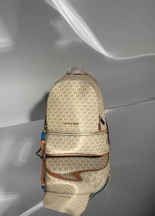 Кожаный брендовый рюкзак