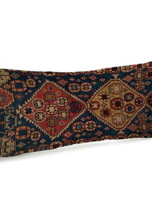 Подушка для дивана бархатная персидский ковер 50x24 см (52bp_c...
