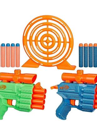 Набор бластеров nerf elite 2.0 face off target