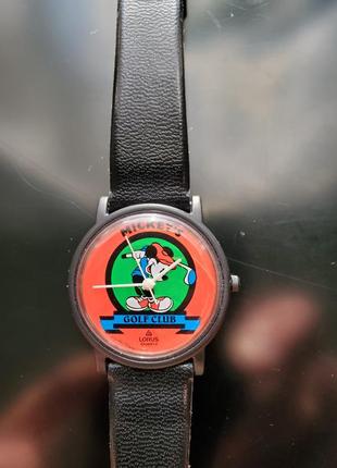 Lorus by seiko v511-8030 mickey"s golf club кварцевые часы, яп...