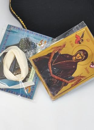 Освячений пояс + іконка з грецького монастиря Пр.Богородиці ПА...