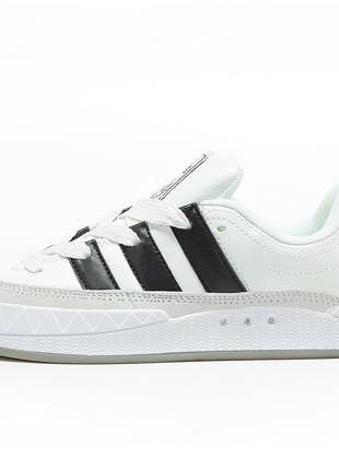 Чоловічі / жіночі кросівки Adidas Adimatic White Black Grey Te...