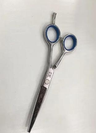 Ножницы парикмахерские эстет 5.5 прямые классические хром+сини...