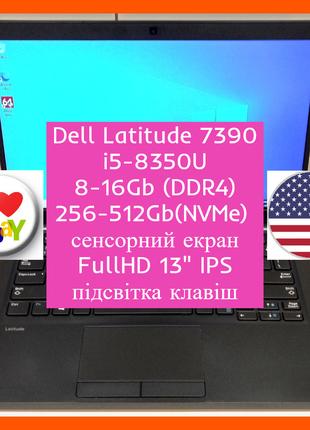 Ноутбук зі США Dell 7390 із i5-8350U та сенсорним 13.2 FHD IPS