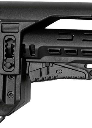 Приклад DLG Mil-Spec з щокою АК AR-15/M4 чорний