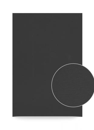 Холст на картоне, 40*50 см, Черный, хлопок, акрил, ROSA Studio