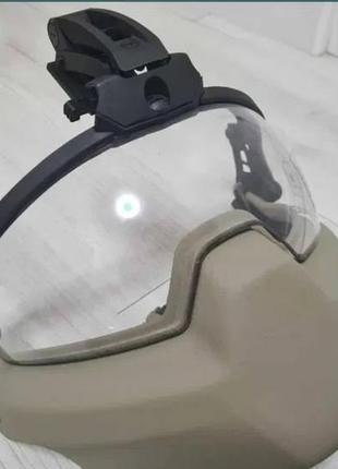 Балістичні окуляри Revision Batlskin Cobra+ захист підборіддя