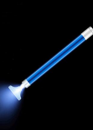Стилус ручка с подсветкой для алмазной вышивки мозаики синяя