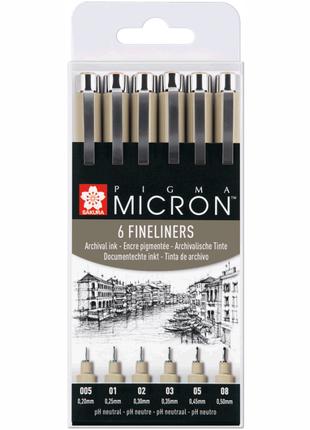 Набор лайнеров PIGMA Micron 6шт Sakura