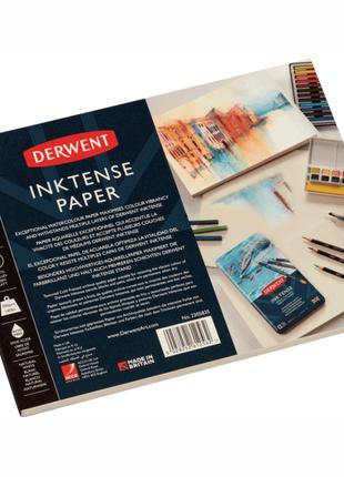 Склейка для акварели Inktense 300г/м2 20л 100% хлопок Derwent