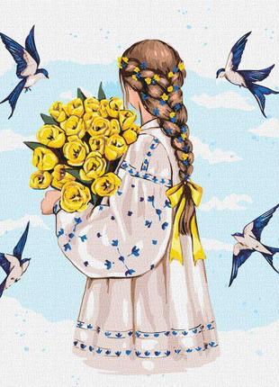 Картина по номерам Идейка Букет тюльпанов ©Алла Березовская 40...