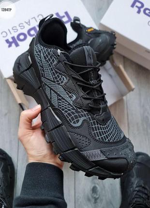 Кроссовки reebok zig kinetica ii edge gore-tex black/gray