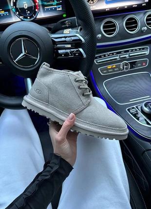 Зимние женские ботинки ugg neumel grey