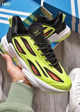 Мужские кроссовки adidas ozweego celox (салатові)