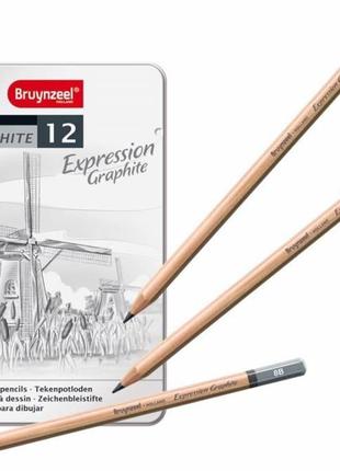 ~#~Набір графітних олівців EXPRESSION, 12 кол, Bruynzeel