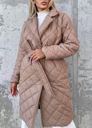 Стьогане пальто модель: 958