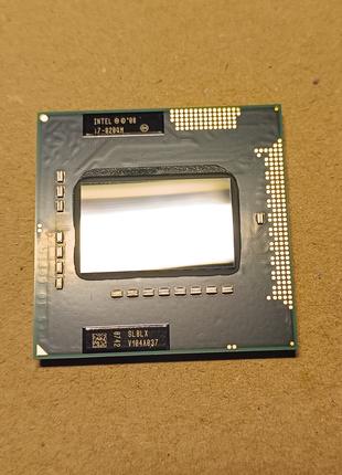 Процессор 4ядра ноутбука Core I7-820QM 3.06GHz Socket G1 SLBLX