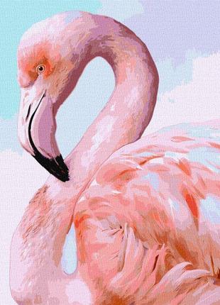 Картина по номерам Идейка Розовый фламинго ©Ira Volkova 40х50с...