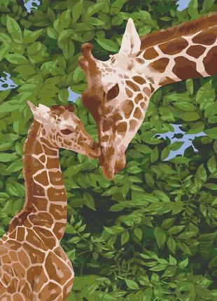 Картина по номерам Art Craft Жирафенок с мамой 40х50см 11637-A...