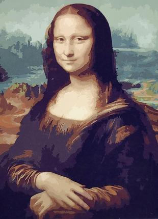 Картина по номерам Strateg Мона Лиза с лаком 40x50см Sy6704 SY...
