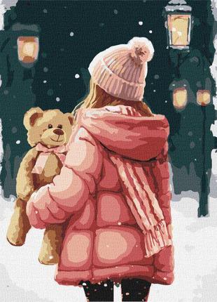 Картина по номерам Идейка На зимней прогулке ©art_selena_ua 30...