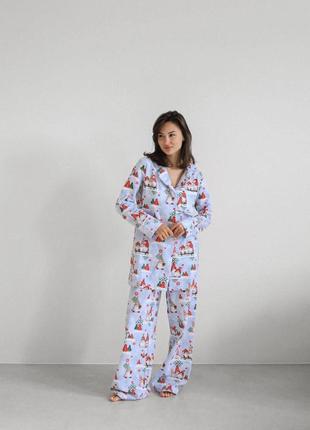 Піжамний костюм-трійка з байки «holiday»  модель: 20718