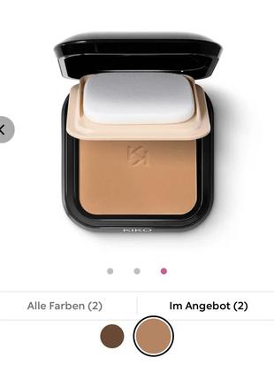 Пудра kiko milano instamoisture powder foundation