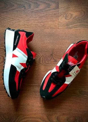 👟Кросівки Чоловічі New Balance 327 Black & Red👟