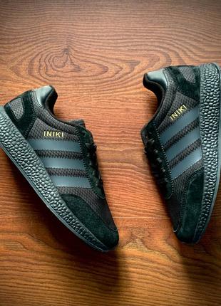 Кросівки Жіночі Adidas Originals Iniki Fleece Termo Black & Gray