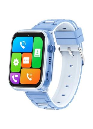 Дитячі розумні Смарт-годинники XO H130 4G GPS Колір Синій