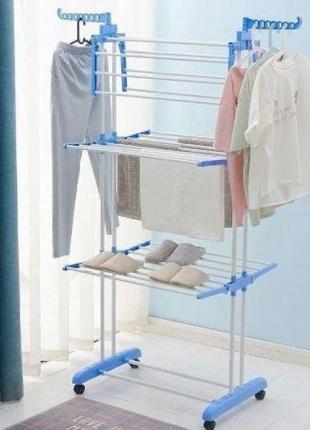 СУШИЛКА ДЛЯ ВЕЩЕЙ СКЛАДНАЯ СУШИЛКА ДЛЯ БЕЛЬЯ GARMENT RACK WITH...