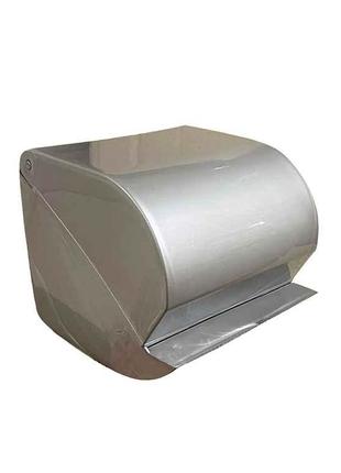 Тримач для туалетного паперу сірий металік ТМ АДАМпласт