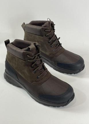 Мужские кожаные термо ботинки ugg emmett с waterproof 47 размер