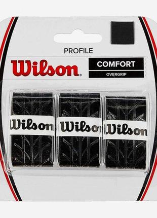 Обмотка Wilson profile overgrip BK 3pack (WRZ4025BK)