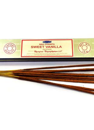 Sweet Vanilla (Солодка Ваніль) (15 г) (Satya) масала пахощі
