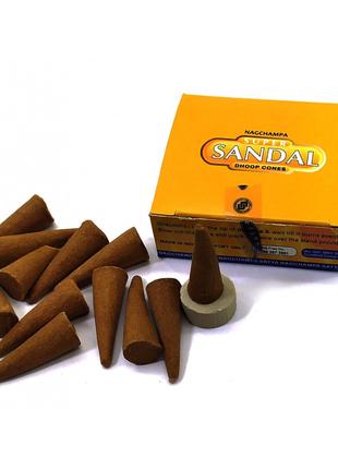 Super Sandal dhoop cones(Супер Сандал)(12 конусов в упаковке)(...