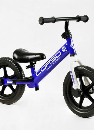 Велобіг з колесами 12" EVA та підставкою для ніг "CORSO SPRINT...