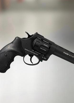 Револьвер Флобера Stalker S 4.5", кал. 4 мм, цвет – Чёрный
