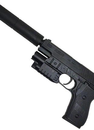 Детский игрушечный пистолет k2118-f, на пульках