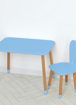Комплект ARINWOOD Зайчик Пастельно-синій (столик 500×680 + сті...