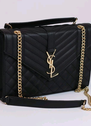 YSL Envelope mini black/Женская сумка/Женская сумочка