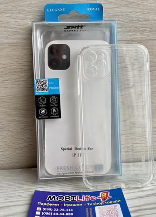 Чехол прозрачный SMTT iPhone iPhone 11 ( Силиконовый чехол iPh...