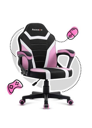 Крісло геймерське комп'ютерне Дитяче HUZARO RANGER 1.0 Pink Mesh