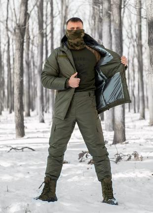 Зимний водонепроницаемый тактический костюм leader OMNI-HEAT о...