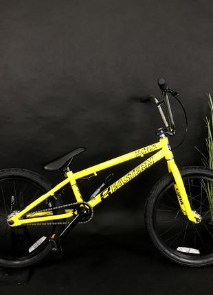 Велосипед BMX 20" Eastern Lowdown 20" рама 2020, желтый, 20" т...