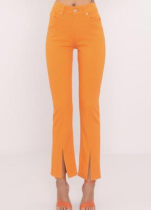 Оранжевые джинсы bsl, размер 27 (s)