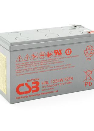 Аккумуляторная батарея CSB HRL1234WF2, 12V 9Ah (151х65х98мм) Q10