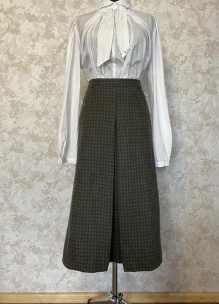 Винтажная шерстяная юбка от christa moden salzburg