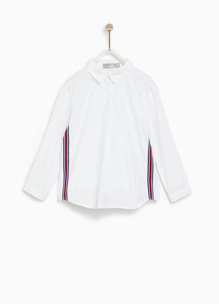 Детская белая рубашка zara