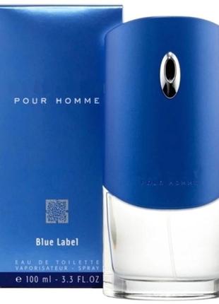 Pour Homme Blue Label туалетна вода 100 ml. (Пур Хом Блю Лейбл)